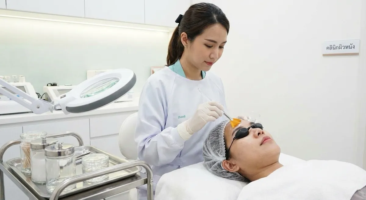 Chemical Peels procedure at a clinic in Phuket