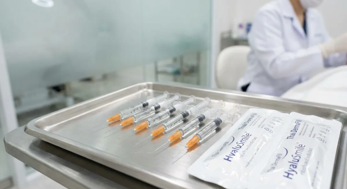 Dermal Fillers procedure at a clinic in Phuket