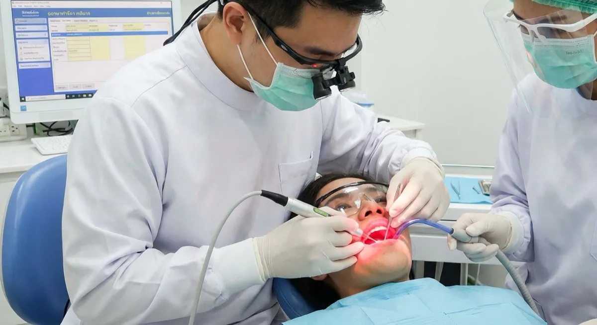 Gum Contouring & Periodontics procedure at a clinic in Phuket