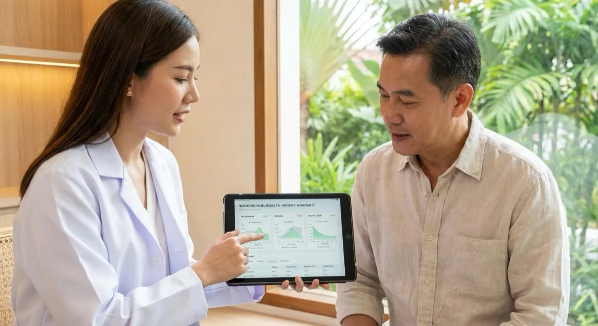 Hormone Therapy procedure at a clinic in Phuket