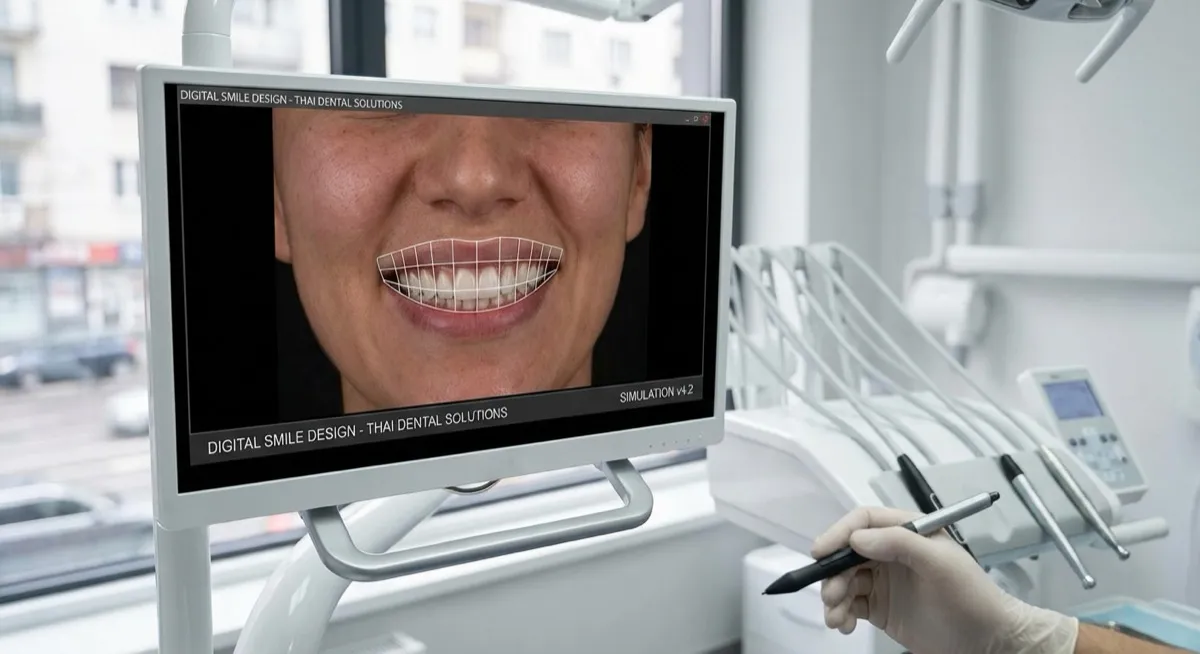 Smile Makeovers procedure at a clinic in Phuket